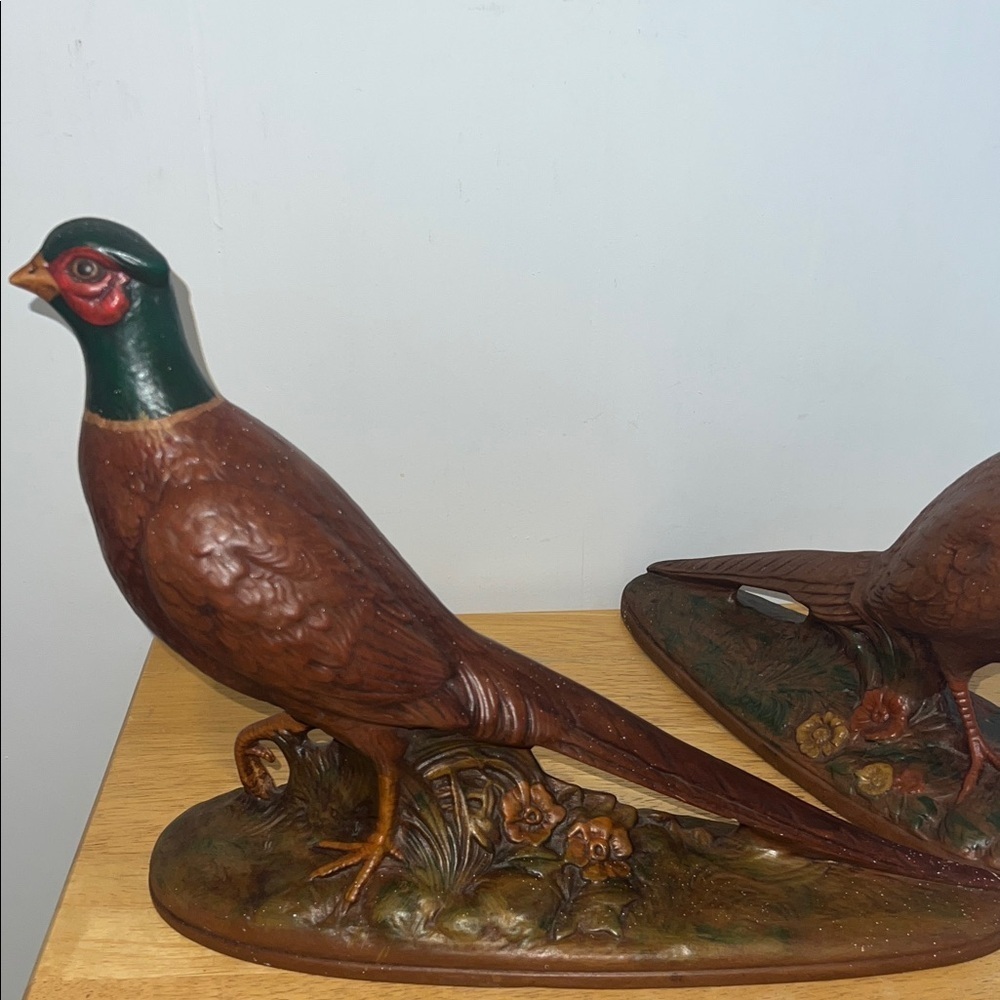 Holland Molds Vintage Decorative Pheasant Figurines 1970s - Picture 3 of 11